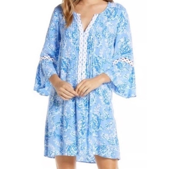 Lilly Pulitzer Dresses & Skirts - Lilly Pulitzer Size XS Hollie Tunic Dress Turtley Awesome Blue Periwinkle